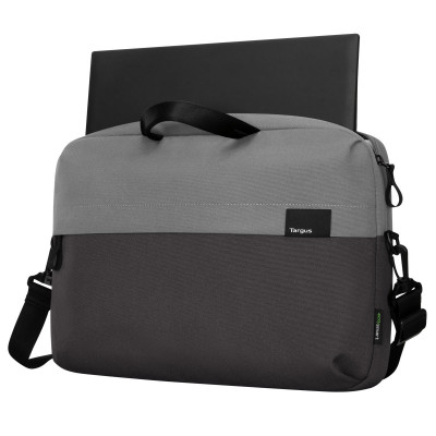 Targus Sagano notebook case 35.6 cm (14") Slip case Black, Grey