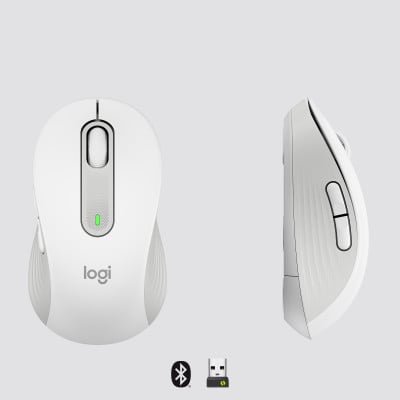 Logitech Signature M650 for Business mouse Right-hand RF Wireless + Bluetooth Optical 4000 DPI