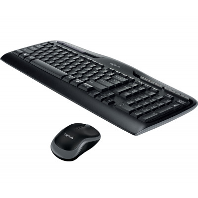 Logitech Wireless Combo MK330 keyboard Mouse included USB QWERTY English Black