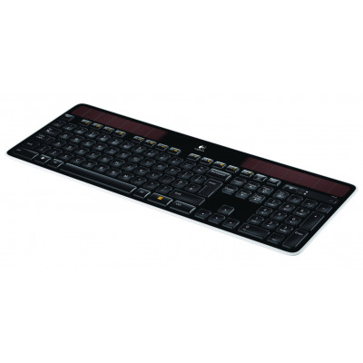 Logitech Wireless Solar Keyboard K750 clavier RF sans fil QWERTY Anglais Noir