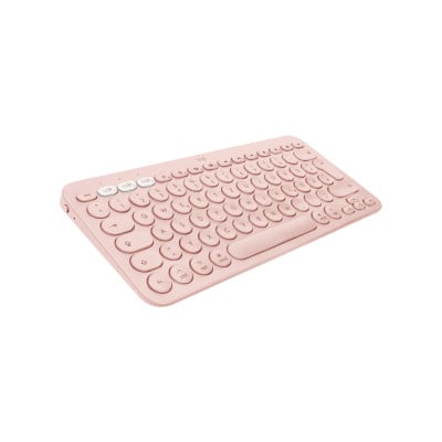 Logitech K380 for Mac Multi-Device Bluetooth Keyboard clavier QWERTZ Allemand Rose