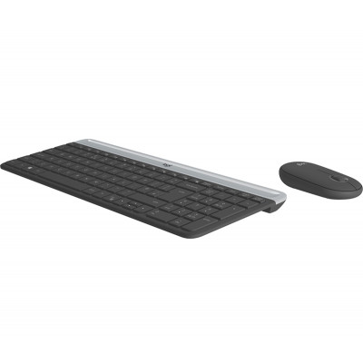 Logitech MK470 keyboard Mouse included RF Wireless QWERTY Italian Graphite