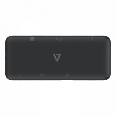 V7 UCMINIDOCKDUAL-PT notebook dock/port replicator Docking USB 3.2 Gen 1 (3.1 Gen 1) Type-C Black