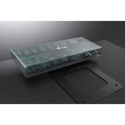 i-tec CADUAL4KDOCK notebook dock/port replicator Wired USB 3.2 Gen 1 (3.1 Gen 1) Type-C Black, Turquoise