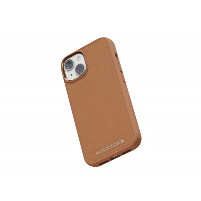 Njord byELEMENTS Genuine Leather mobile phone case 15.5 cm (6.1") Cover Cognac colour