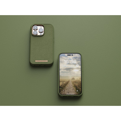 Njord byELEMENTS Suede Comfort+ mobiele telefoon behuizingen 15,5 cm (6.1") Hoes Olijf
