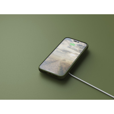 Njord byELEMENTS Suede Comfort+ mobiele telefoon behuizingen 17 cm (6.7") Hoes Olijf