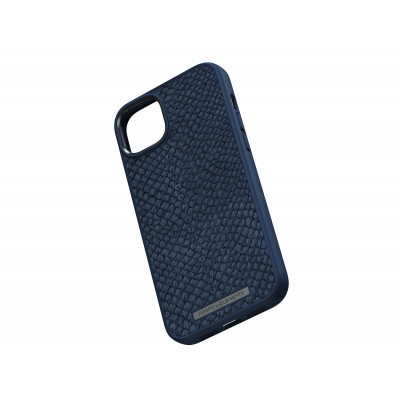 Njord byELEMENTS Salmon Leather Magsafe mobiele telefoon behuizingen 17 cm (6.7") Hoes Blauw