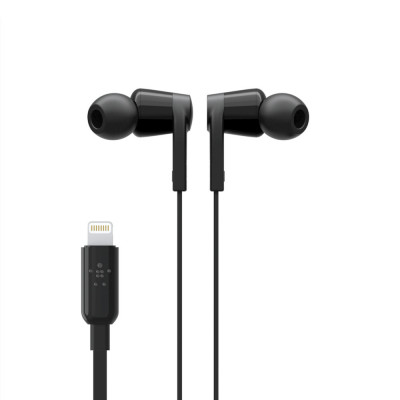 Belkin ROCKSTAR Headphones Wired In-ear Calls/Music USB Type-C Black
