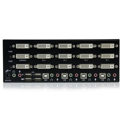 StarTech.com SV431TDVIUA KVM switch Rack mounting Black