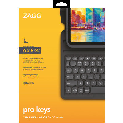 ZAGG Pro Keys Noir Bluetooth AZERTY Français