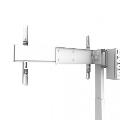 Neomounts ADM-875WH2 Accessoire panier multimédia Blanc Acier Traverse de montage