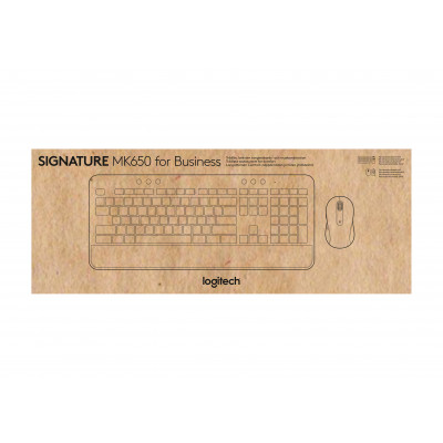 Logitech Signature MK650 Combo For Business toetsenbord Inclusief muis Bluetooth QWERTZ Tsjechisch, Slovaaks Grafiet