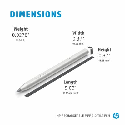 HP Rechargeable MPP 2.0 Tilt Pen stylus pen 10 g