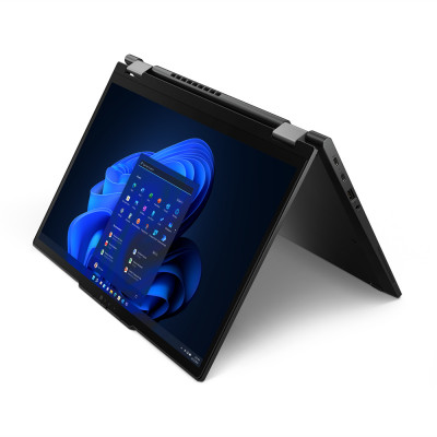 Lenovo ThinkPad X13 Yoga i7-1355U Hybrid (2-in-1) 33.8 cm (13.3") Touchscreen WUXGA Intel® Core™ i7 16 GB LPDDR5-SDRAM 512 GB SSD Wi-Fi 6E (802.11ax) Windows 11 Pro Black