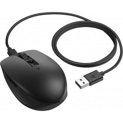 HP 710 Rechargeable Silent Mouse souris Ambidextre RF sans fil + Bluetooth 3000 DPI