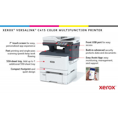 Xerox VersaLink C415V/DN multifunction printer Laser A4 1200 x 1200 DPI 40 ppm