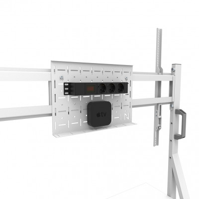 Neomounts by Newstar FL50-525WH1 multimedia cart/stand White Flat panel Multimedia trolley