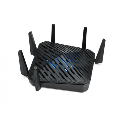 Acer Predator Connect W6 Wi Fi 6E wireless router Gigabit Ethernet Tri-band (2.4 GHz / 5 GHz / 6 GHz) Black
