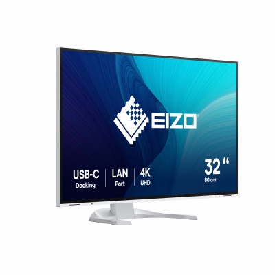 EIZO FlexScan EV3240X-WT computer monitor 80 cm (31.5") 3840 x 2160 pixels 4K Ultra HD LCD White