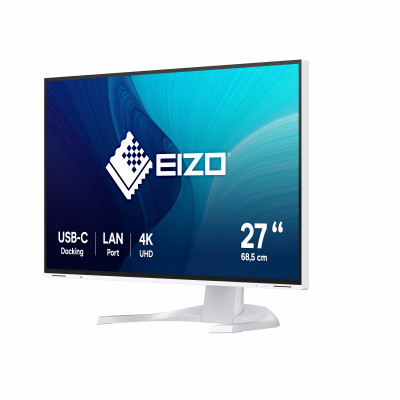 EIZO FlexScan EV2740X-WT computer monitor 68.6 cm (27") 3840 x 2160 pixels 4K Ultra HD LCD White