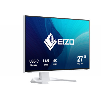 EIZO FlexScan EV2740X-WT computer monitor 68.6 cm (27") 3840 x 2160 pixels 4K Ultra HD LCD White