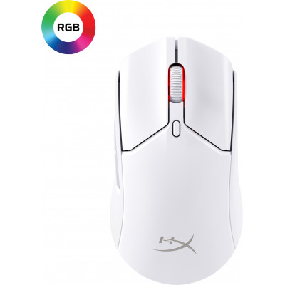 HyperX Pulsefire Haste 2 - Wireless Gaming Mouse (White) souris Ambidextre RF sans fil + Bluetooth 26000 DPI