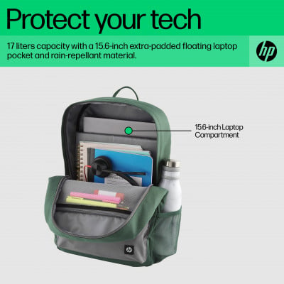 HP Campus Green Backpack sac à dos