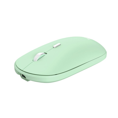 Trust Lyra keyboard Mouse included RF Wireless + Bluetooth QWERTY US English Green