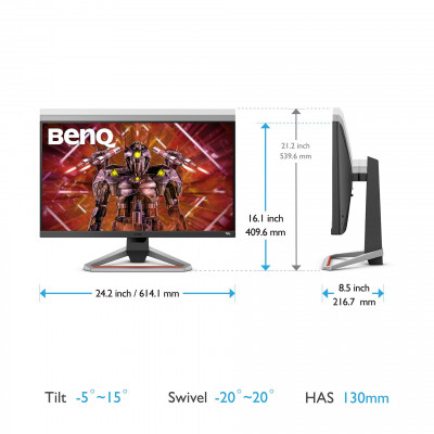 BenQ 9H.LKTLA.TBE computer monitor 68.6 cm (27") 3840 x 2160 pixels 4K Ultra HD LED Black