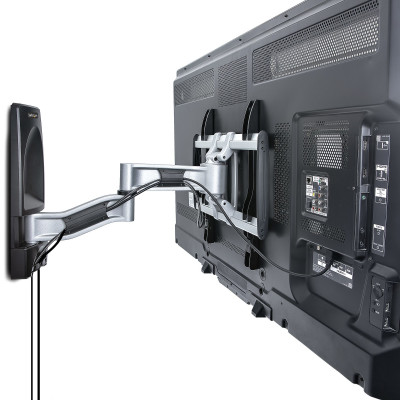 StarTech.com TV-WALL-MOUNT-65FS support pour téléviseur 165,1 cm (65") Noir, Argent