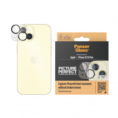 Panzerglass PicturePerfect Plate Apple iPhone 15/15Plus- Black
