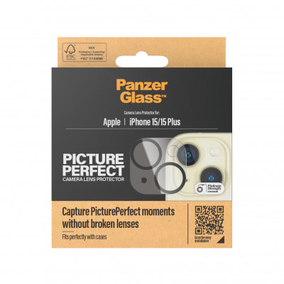 Panzerglass PicturePerfect Plate Apple iPhone 15/15Plus- Black