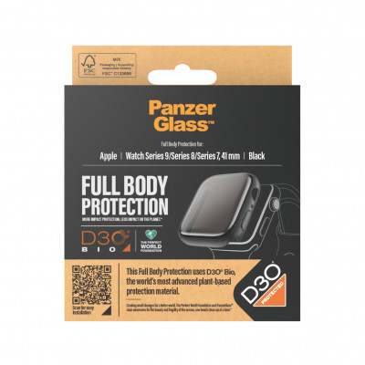 PanzerGlass 3689 Smart Wearable Accessories Transparent Tempered glass, Polyethylene terephthalate (PET)