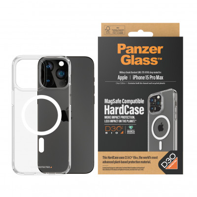 PanzerGlass HardCase with D30 MagSafe mobile phone case Cover Transparent