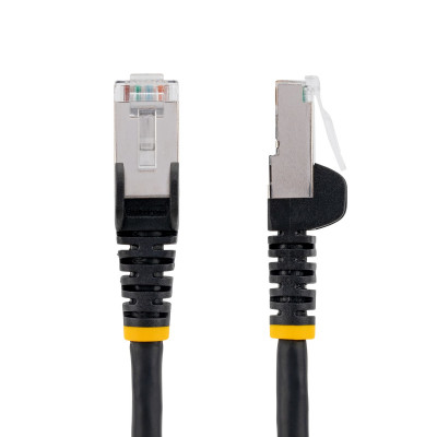 StarTech.com NLBK-1M-CAT6A-PATCH câble de réseau Noir S/FTP (S-STP)