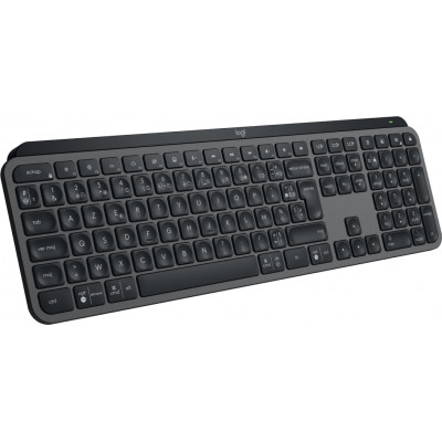 Logitech MX Keys S keyboard RF Wireless + Bluetooth AZERTY French Graphite