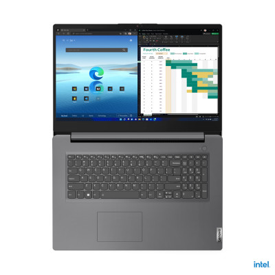 Lenovo V V17 Laptop 43.9 cm (17.3") Full HD Intel® Core™ i5 i5-1335U 16 GB DDR4-SDRAM 256 GB SSD Wi-Fi 6 (802.11ax) Windows 11 Pro Grey