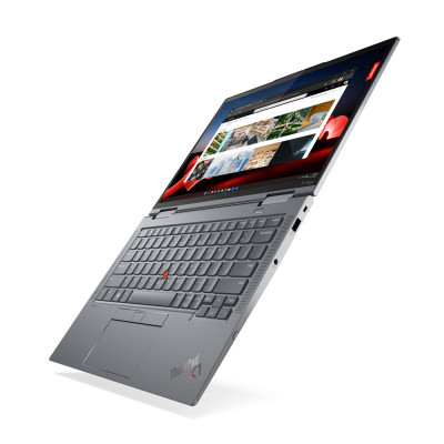 Lenovo ThinkPad X1 Yoga Hybride (2-in-1) 35,6 cm (14") Touchscreen WUXGA Intel® Core™ i7 i7-1355U 32 GB LPDDR5-SDRAM 1 TB SSD Wi-Fi 6E (802.11ax) Windows 11 Pro Grijs