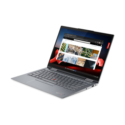 Lenovo ThinkPad X1 Yoga Hybride (2-en-1) 35,6 cm (14") Écran tactile WUXGA Intel® Core™ i7 i7-1355U 32 Go LPDDR5-SDRAM 1 To SSD Wi-Fi 6E (802.11ax) Windows 11 Pro Gris