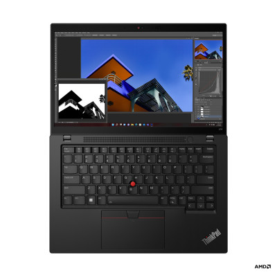 Lenovo ThinkPad L14 Laptop 35.6 cm (14") Full HD AMD Ryzen™ 7 PRO 7730U 16 GB DDR4-SDRAM 512 GB SSD Wi-Fi 6E (802.11ax) Windows 11 Pro Black