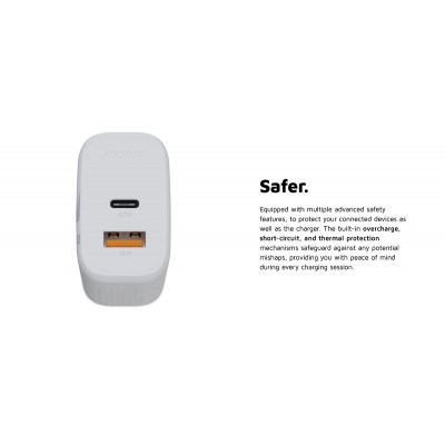 Xtorm XEC067 chargeur d'appareils mobiles Universel Blanc Secteur Charge rapide Intérieure