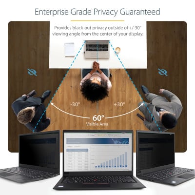 StarTech.com 156L-PRIVACY-SCREEN display privacy filters Frameless display privacy filter 39.6 cm (15.6")