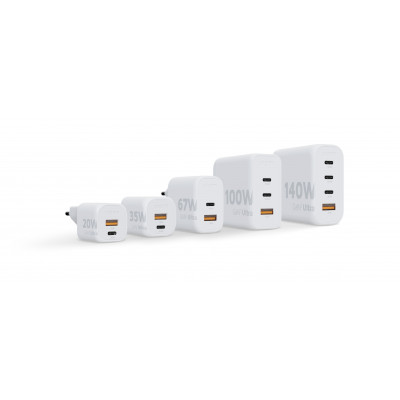 Xtorm XEC020 mobile device charger Universal White USB Fast charging Indoor