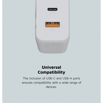 Xtorm XEC100 chargeur d'appareils mobiles Universel Blanc Secteur Charge rapide Intérieure