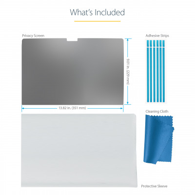 StarTech.com 16M21-PRIVACY-SCREEN display privacy filters Frameless display privacy filter 40.6 cm (16")
