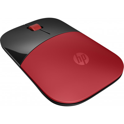 HP Z3700 Red Wireless mouse Ambidextrous RF Wireless Optical 1200 DPI