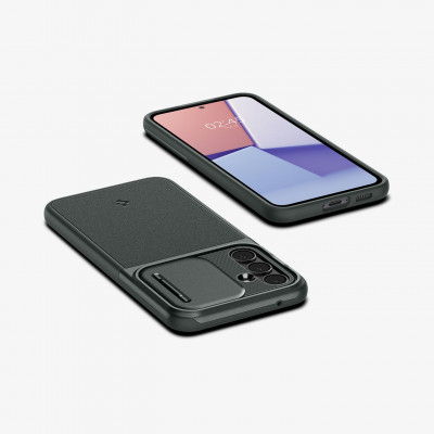 Spigen Optik Armor mobile phone case 16.3 cm (6.4") Cover Green