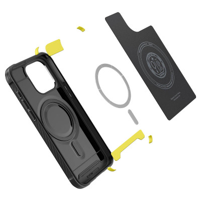 Spigen ACS06703 mobile phone case 15.5 cm (6.12") Cover Black