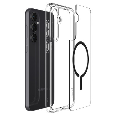 Spigen Ultra Hybrid OneTap MagFit coque de protection pour téléphones portables 16,3 cm (6.4") Housse Noir, Transparent